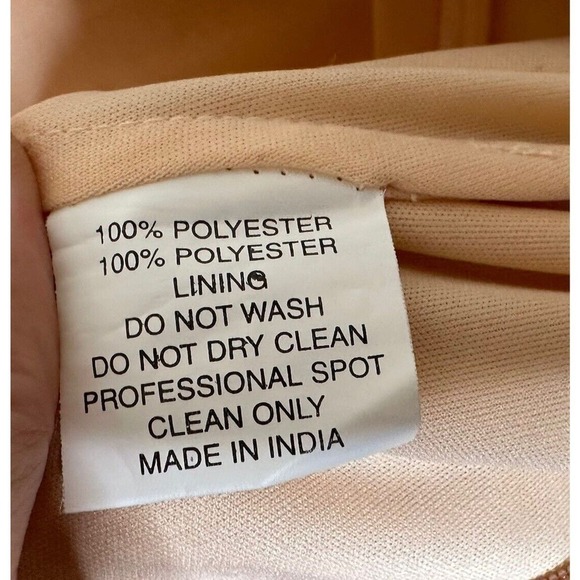 NWT Mac Duggal Sequin Beaded Long Sleeve Gown 5496 Blush Pink Women's Size 10 - Picture 10 of 10